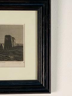 Regency Period Etching The Temple of Apollinopolis Magna at Edfu  - 2490234