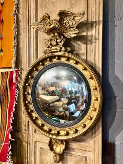 Regency Period Giltwood Convex Eagle Mirror c 1820 1825 England - 4641241
