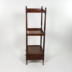 Regency Period Mahogany Triple Tier tag re English Circa 1820 - 3686186