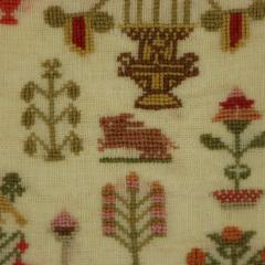 Regency Period Norfolk Sampler 1827 by Maria Curtis - 2899281