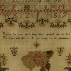 Regency Period Norfolk Sampler 1828 by E A Giscard Aged 12 - 4242921