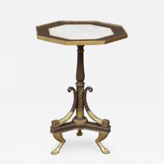 Regency Period Painted And Parcel Gilt Octagonal Table - 477622