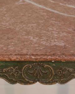 Regency Period Painted Game Table with Marble Top Early 19th Century - 4465109