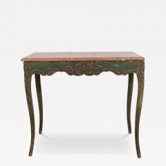 Regency Period Painted Game Table with Marble Top Early 19th Century - 4465174