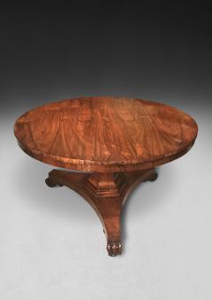Regency Period Rosewood Circular Dining Table - 4314500