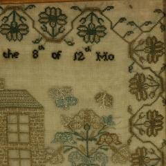 Regency Period Sampler 1825 by Emily White - 4153234