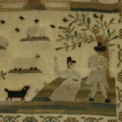 Regency Period Sampler 1825 by Emily White - 4153237