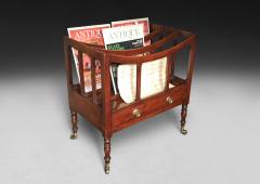 Regency Period three division Mahogany Canterbury - 4480136