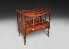 Regency Period three division Mahogany Canterbury - 4480137