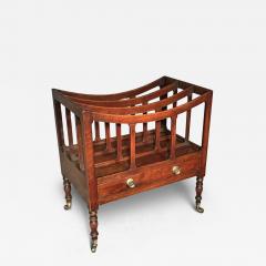 Regency Period three division Mahogany Canterbury - 4483619