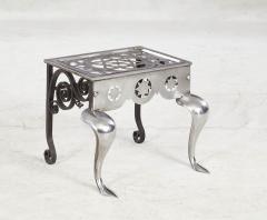 Regency Pierced and Scrolled Steel Footstool - 3818640