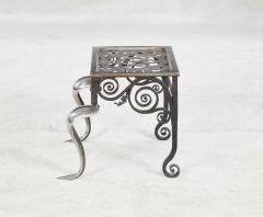 Regency Pierced and Scrolled Steel Footstool - 3818643