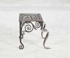 Regency Pierced and Scrolled Steel Footstool - 3818644