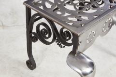 Regency Pierced and Scrolled Steel Footstool - 3818647