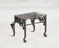 Regency Pierced and Scrolled Steel Footstool - 3818648