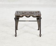 Regency Pierced and Scrolled Steel Footstool - 3818649