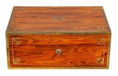 Regency Rosewood And Brass Inlaid Campaign Dressing Box - 4137849