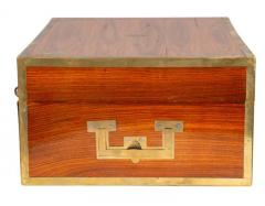 Regency Rosewood And Brass Inlaid Campaign Dressing Box - 4137862