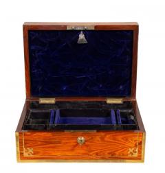 Regency Rosewood And Brass Inlaid Campaign Dressing Box - 4137869