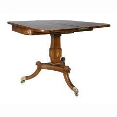 Regency Rosewood And Brass Inlaid Card Table - 2384428