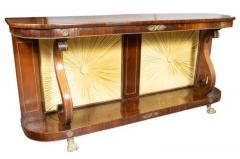 Regency Rosewood And Brass Inlaid Console Table - 4152507
