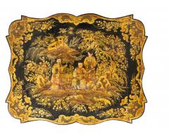 Regency Rosewood And Chinoiserie Side Table Adapted From A Pole Screen - 4187501