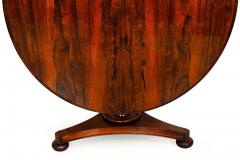 Regency Rosewood Antique Circular Center Table English circa 1825 - 4480699