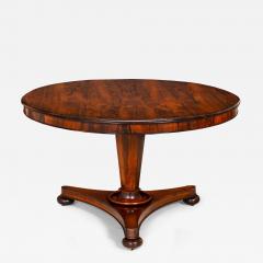 Regency Rosewood Antique Circular Center Table English circa 1825 - 4483841