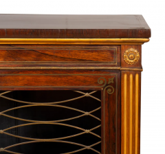 Regency Rosewood Brass Inlaid And Gilded Credenza - 2690712