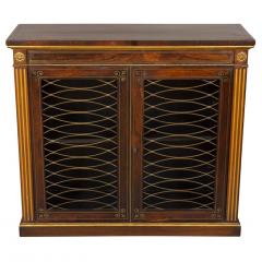 Regency Rosewood Brass Inlaid and Gilded Credenza - 3786726