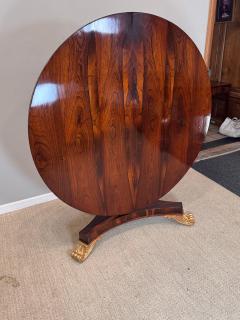 Regency Rosewood Carved gilded Tilt Top Table - 4333413