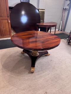 Regency Rosewood Carved gilded Tilt Top Table - 4333422
