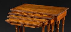 Regency Rosewood Nest of Four Tables - 4480151