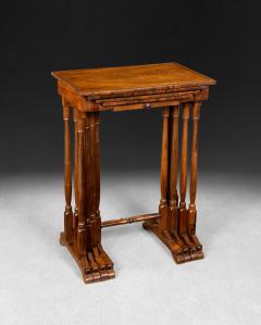 Regency Rosewood Nest of Four Tables - 4480157