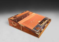 Regency Rosewood and Brass Inlaid correspondence box - 4494903