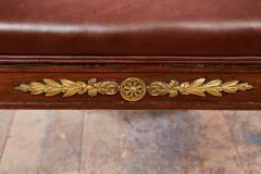 Regency Rosewood and Brass Klismos Armchair - 3618585