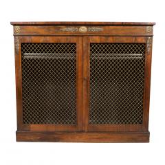 Regency Rosewood and Brass Mounted Credenza - 3739433