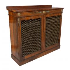 Regency Rosewood and Brass Mounted Credenza - 3739434