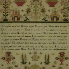 Regency Sampler 1827 by Mary Ann Ragen - 3642611