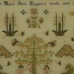 Regency Sampler 1827 by Mary Ann Ragen - 3642612