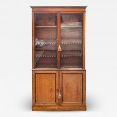 Regency Satinwood and Mahogany Bookcase - 3745851