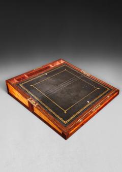 Regency Satinwood and Rosewood Writing Slope - 4312830