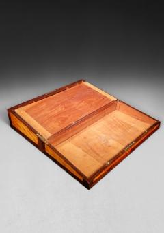 Regency Satinwood and Rosewood Writing Slope - 4312839