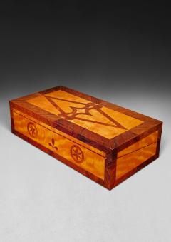 Regency Satinwood and Rosewood Writing Slope - 4312840