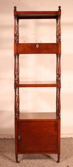 Regency Shelf Called Whatnut In Mahogany Early 19th Century - 3288475