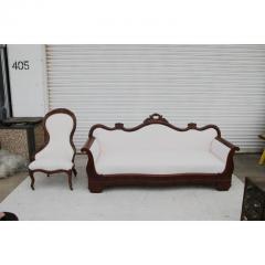Regency Style Carved Antique Sofa - 2958392