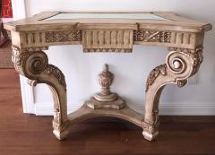 Regency Style Carved Italian Giltwood Console Tables a Pair - 1841134
