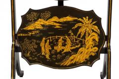 Regency Style Chinoiserie Folding Table - 4137327