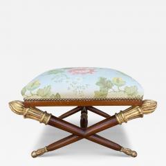 Regency Style Double Sabre Ottoman Stool Bench - 4110065