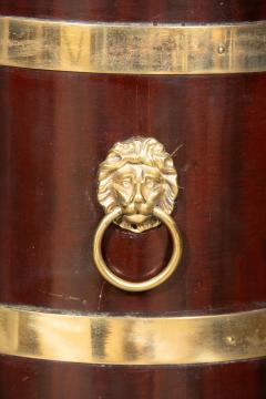 Regency Style Mahogany And Brass Bound Umbrella Stand - 4563844